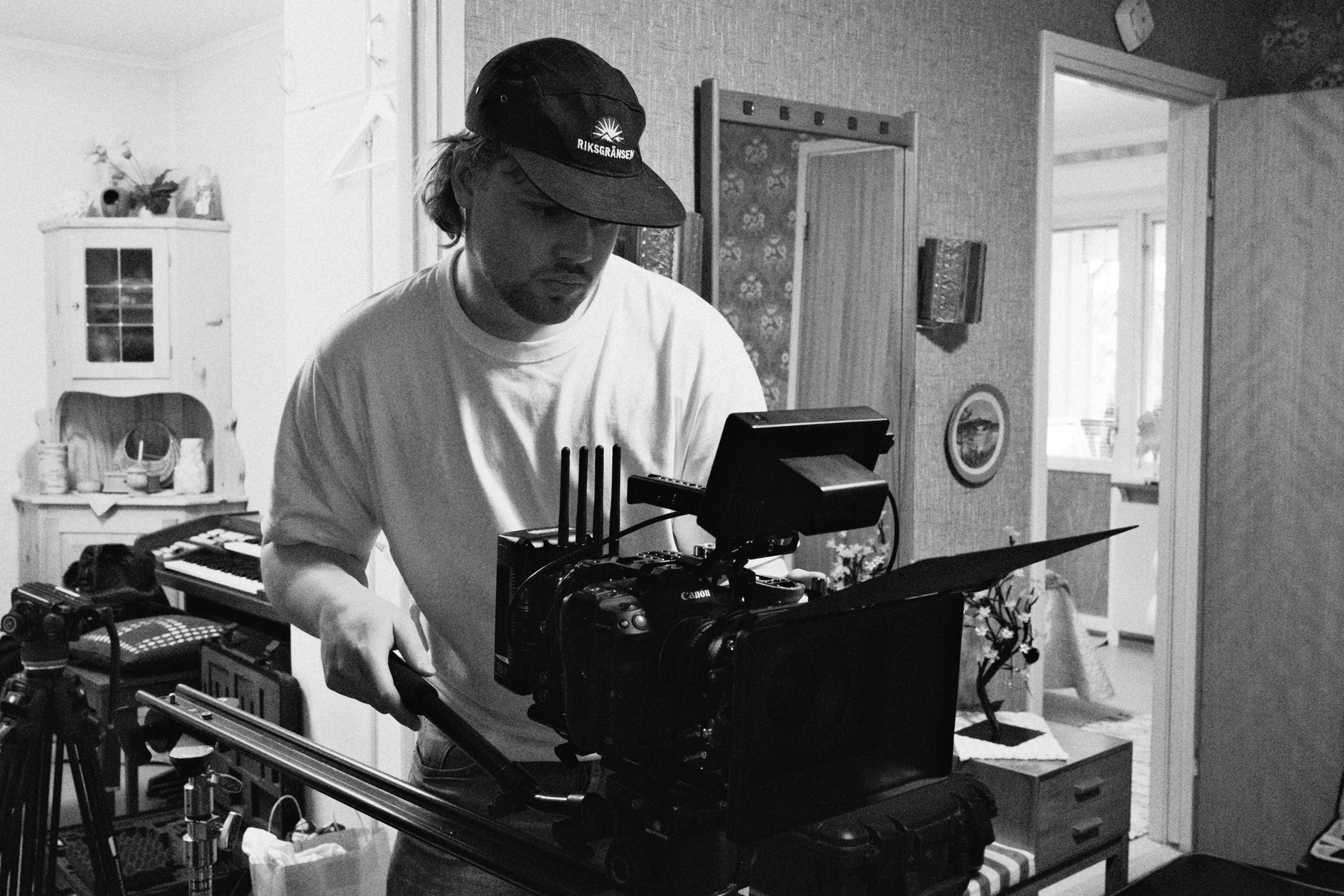 Anton Cawthorn behind the camera